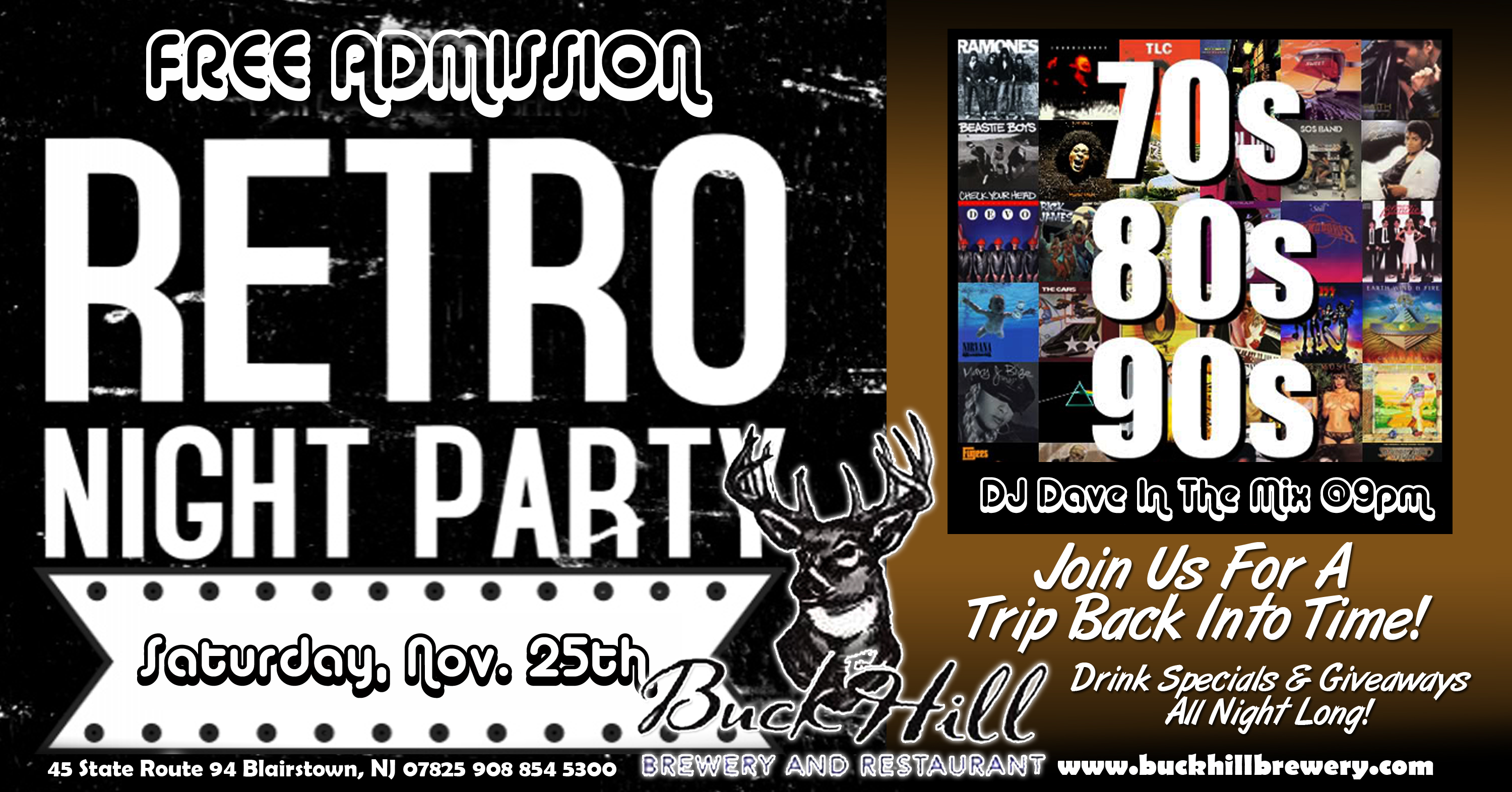 Retro Dance Party - Buck Hill Brewery and Restaurant