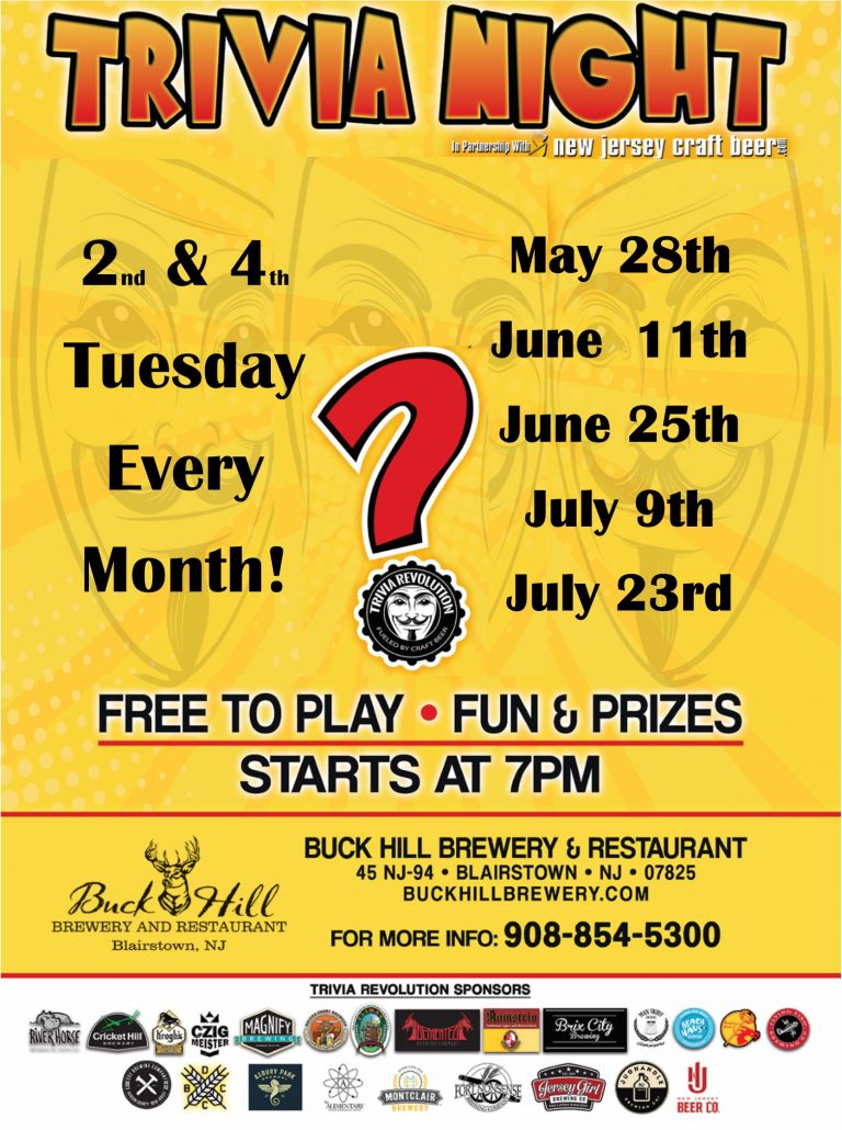 Trivia Night Buck Hill Brewery and Restaurant