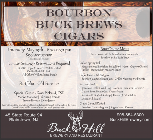 Bourbon, Buck Brews and Cigars
