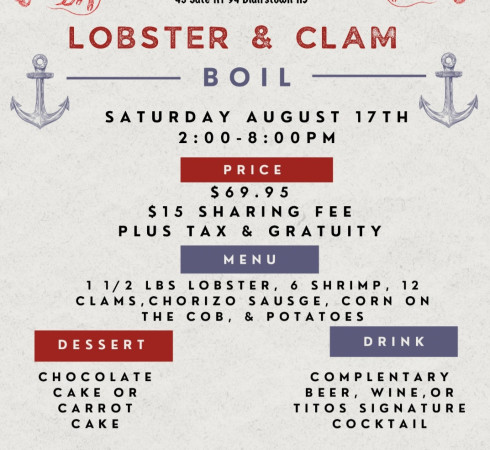 Lobster and Clam Boil