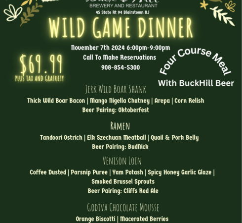 Wild Game and Beer Pairing