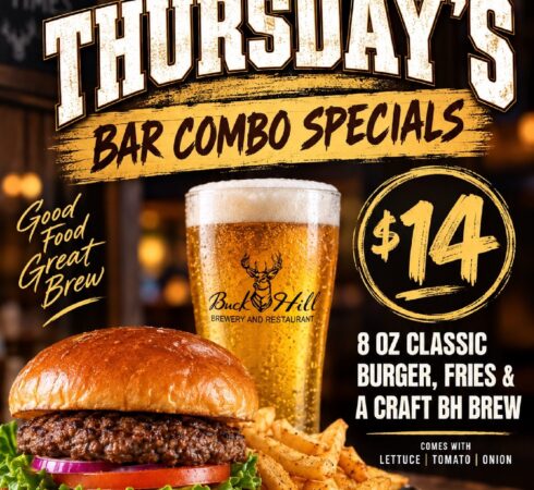 Thursday Happy Hour Special at the Bar