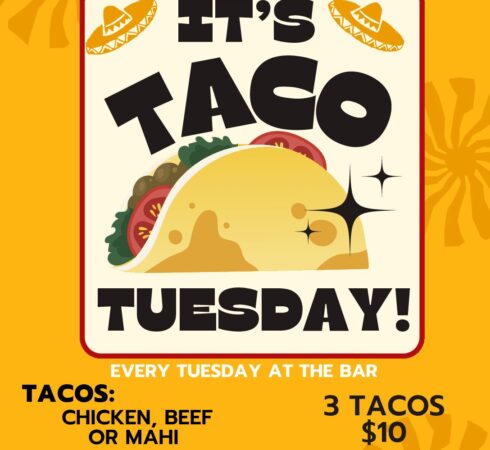 Tuesday Happy Hour Special at the Bar