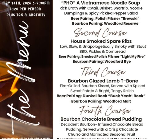 Bourbon, Beer and Cigar Night