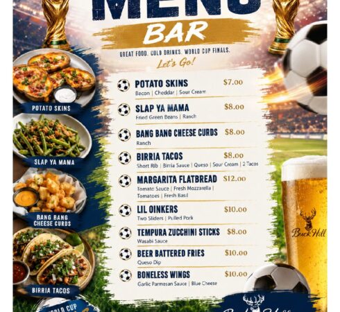 World Cup Bar Specials